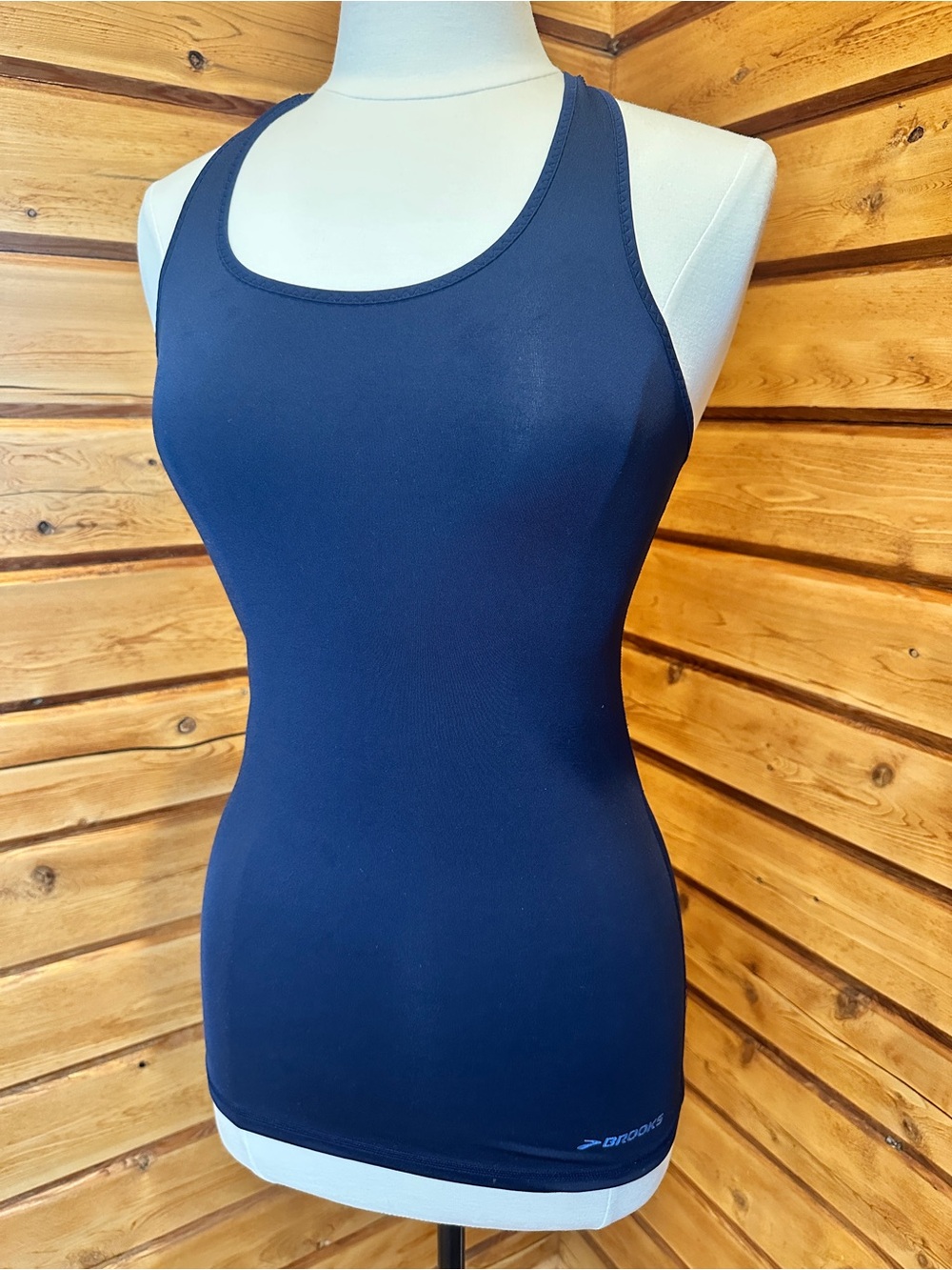 Brooks Women's Dark Navy Slim Racerback Tank